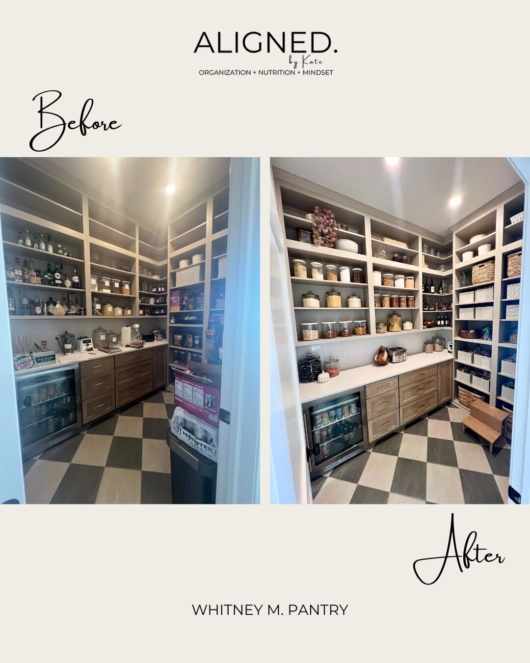 Whitney M. Pantry Before & After
