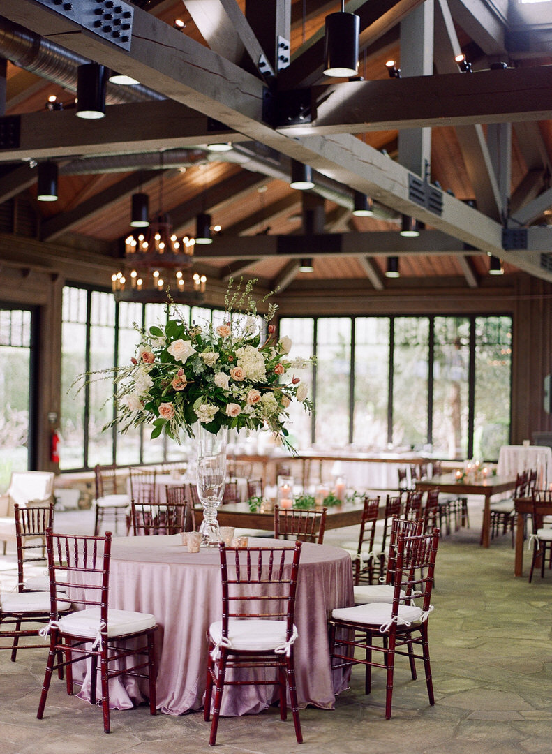 Wedding Reception Tables at The Farm at Old Edwards Inn Photo