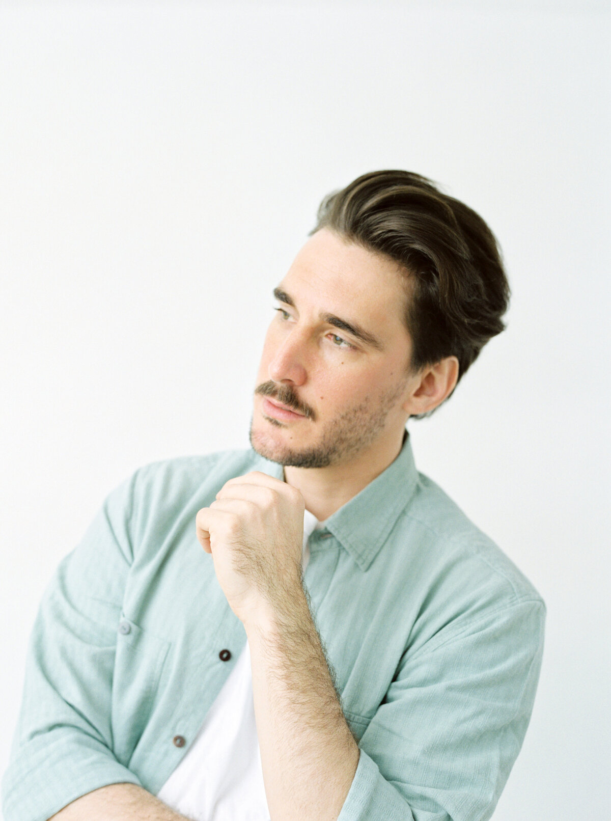 In-studio portrait photography session in Naters, Valais, Switzerland - 8