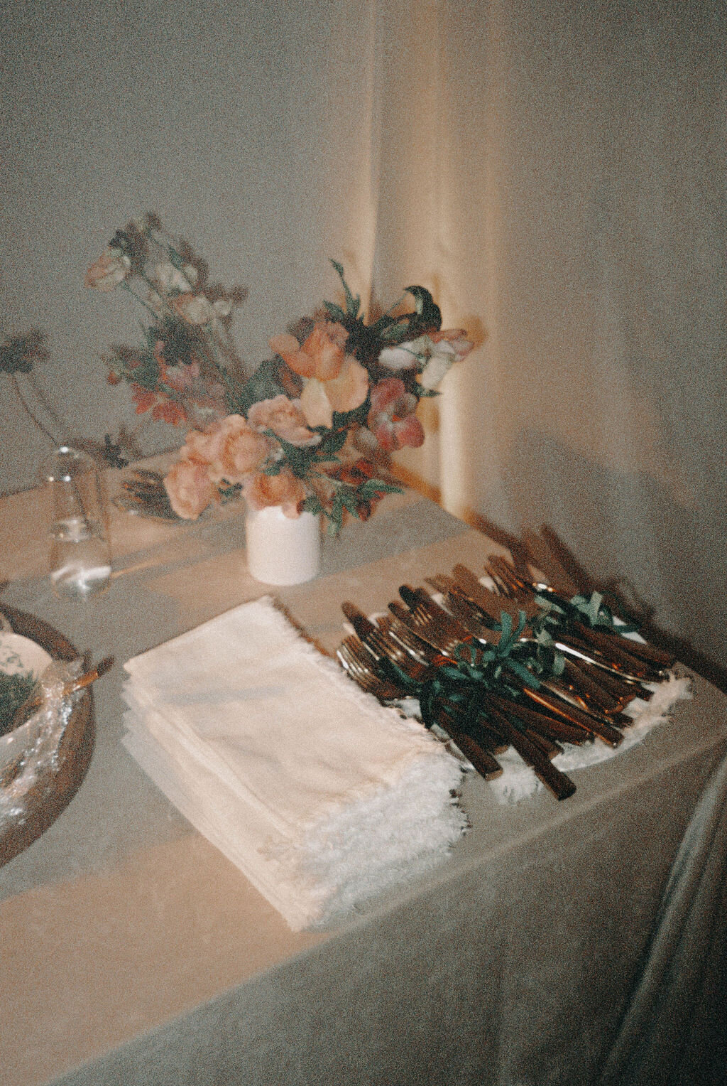 reception details on 35mm film