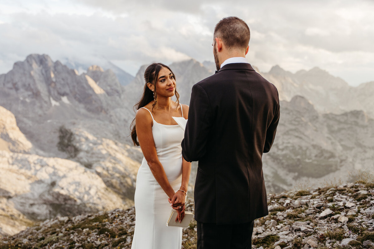 Marmarole helicopter Elopement Dolomites -50