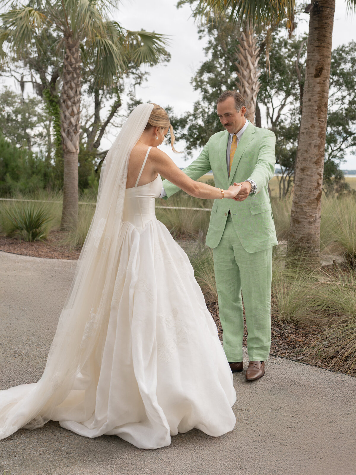 Izzy & Charles Wedding_First Look & Portraits-12