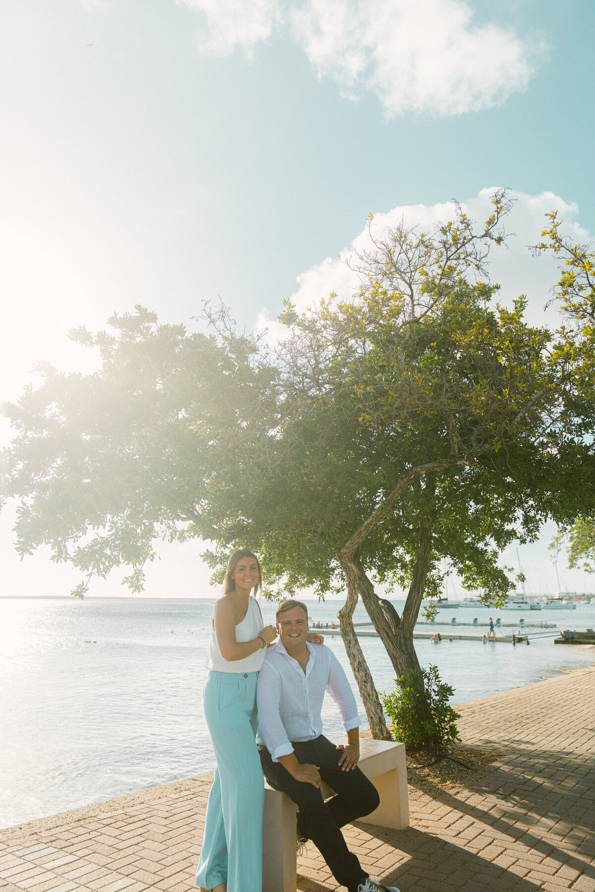Ellis and Fleur, your local hosts on Bonaire
