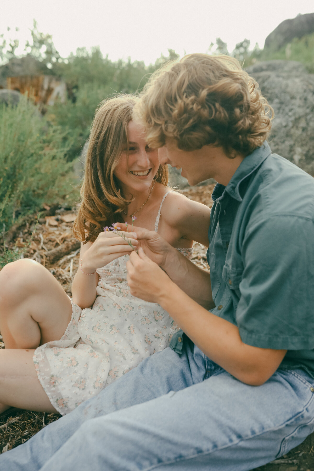 Charlotte + Ryan Lake Tahoe Summer Couples Session | Katherine Krakowski Photography-23