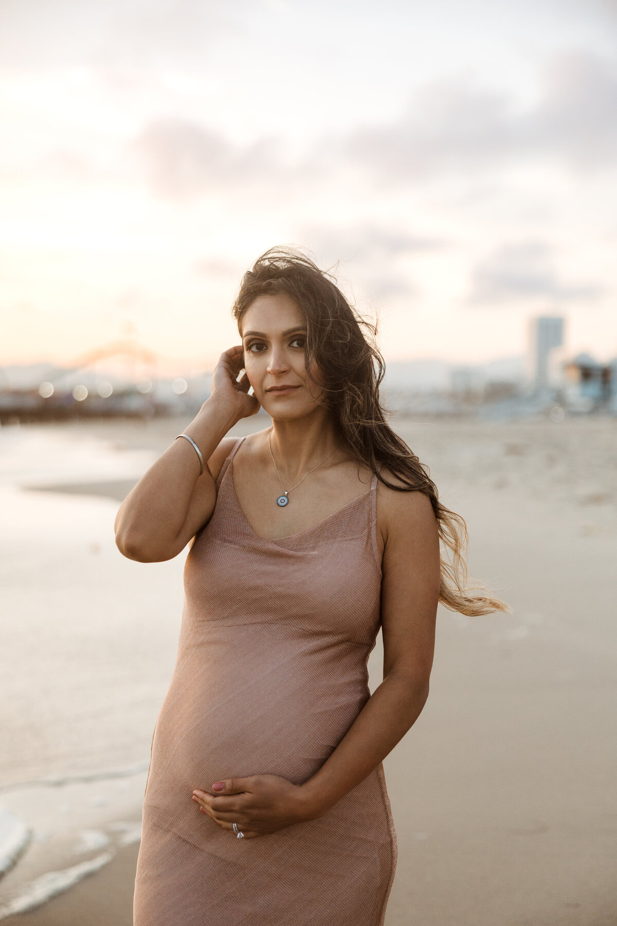 Santa Monica Beach Maternity Photography 85