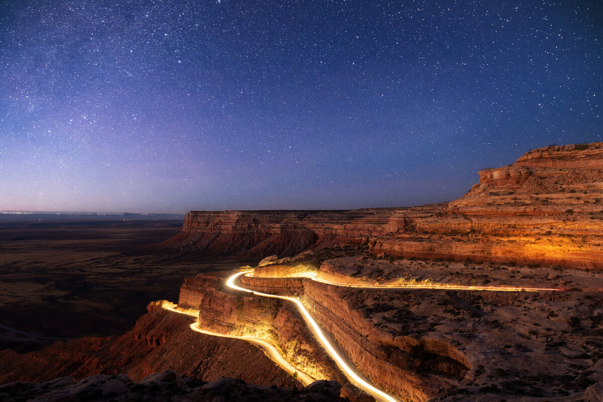 Shelf Road Light Trails