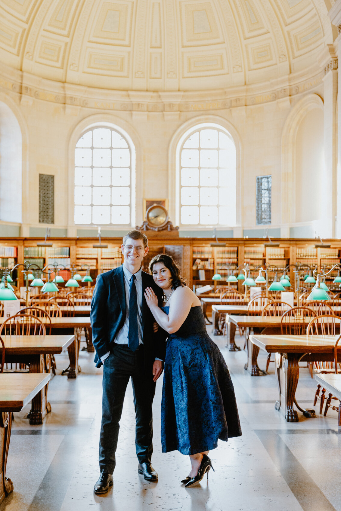 Boston Public Library Engagement Photos-Boston Wedding Photographer-44