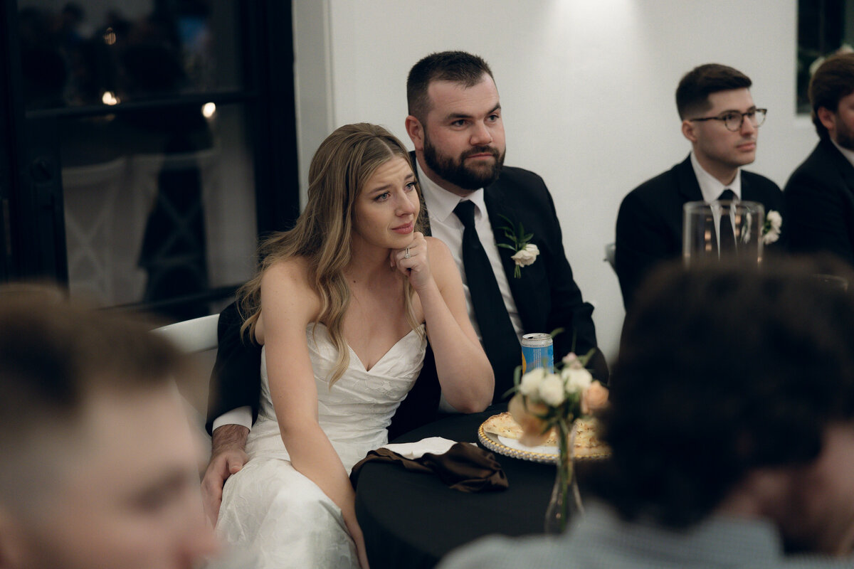 bride and groom wedding toasts