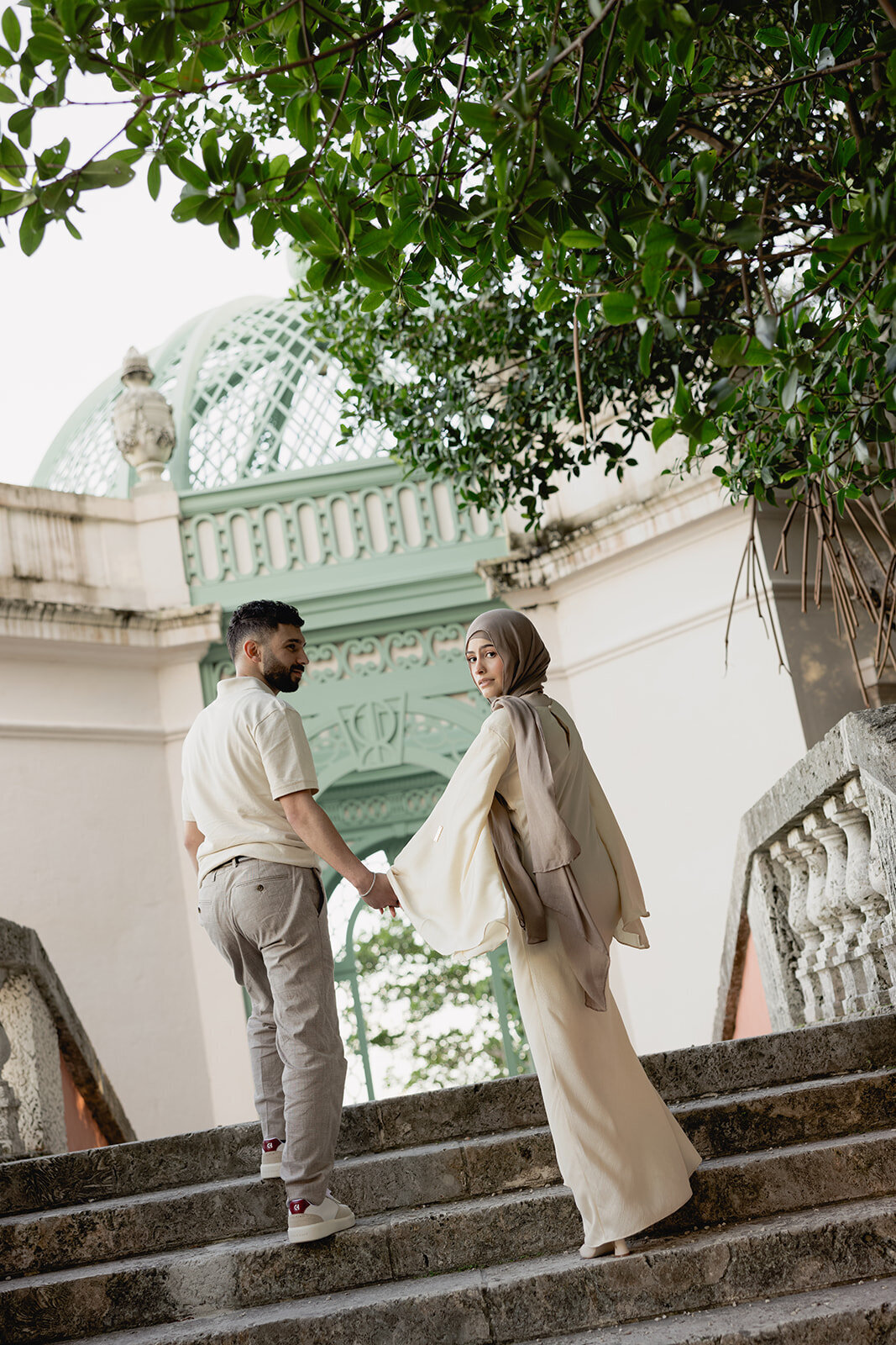 Vizcaya Museum Engagement Session Editorial Miami Wedding Photographer_-247