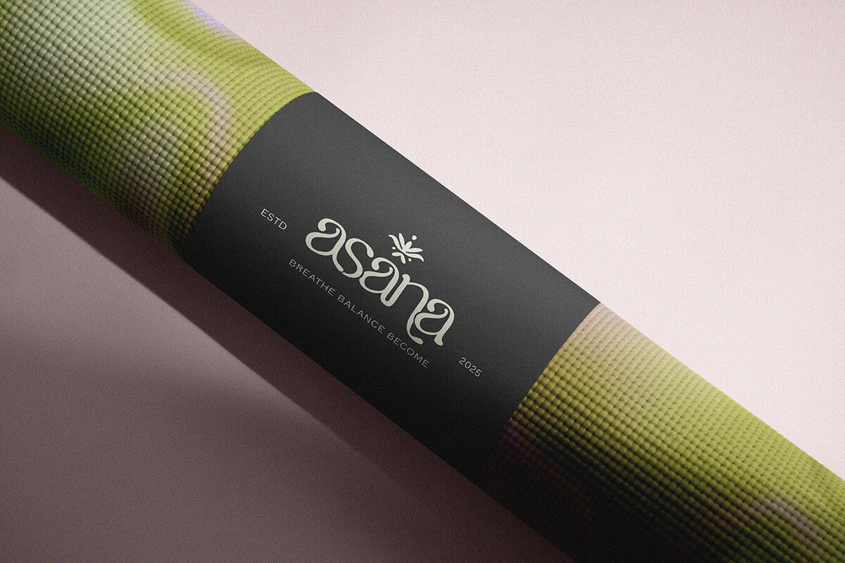 "Artisan-inspired packaging for a boutique yoga product line."