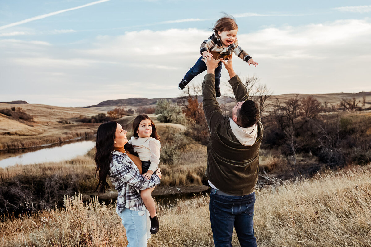 Adventurous Family Session Near Dickinson ND