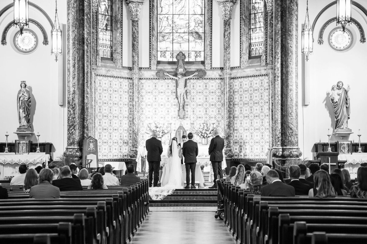 St Mary's Cathedral Wedding Austin Texas