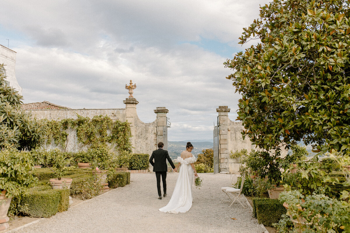 Florence Wedding at Villa Corsini