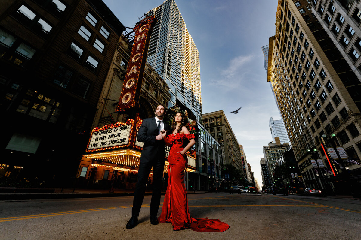 Aspen-Avenue-Chicago-Wedding-Photographer-Union-Station-Chicago-Theater-Engagement-Session-Timeless-Romantic-Red-Dress-Editorial-Stemming-From-Love-Bry-Jean-Artistry-The-Bridal-Collective-True-to-color-Luxury-FAV-123