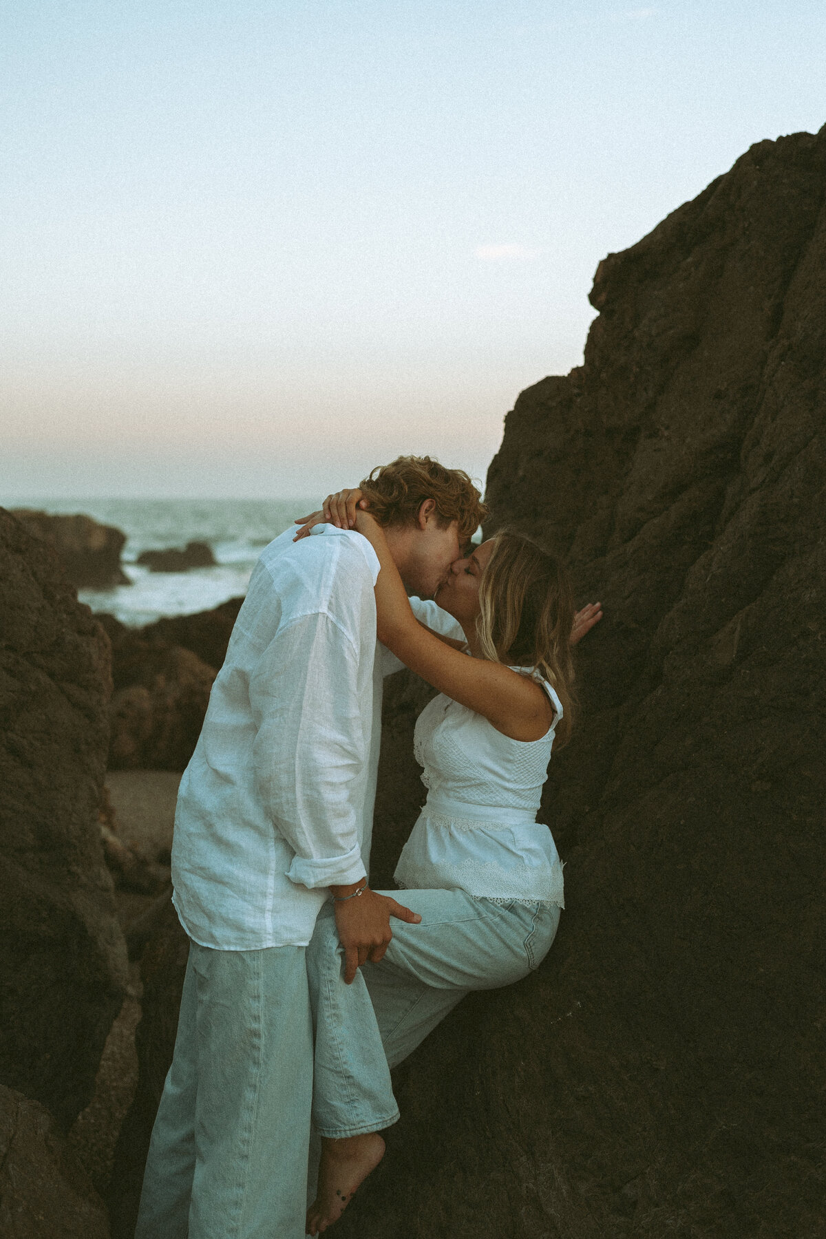 Whimsical Engagement Couples Photoshoot - Sonoma Coast, California