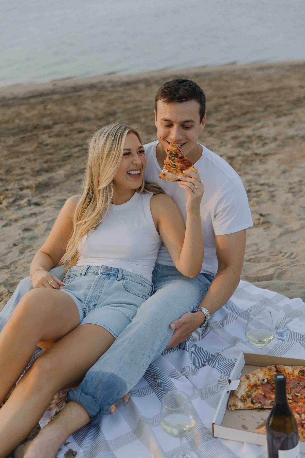 Petrie Islands Beach Engagement Photos Ottawa -  Sonia V Photography