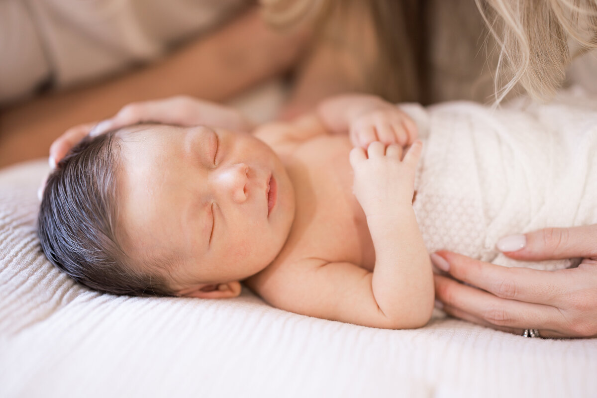 in home newborn photo
