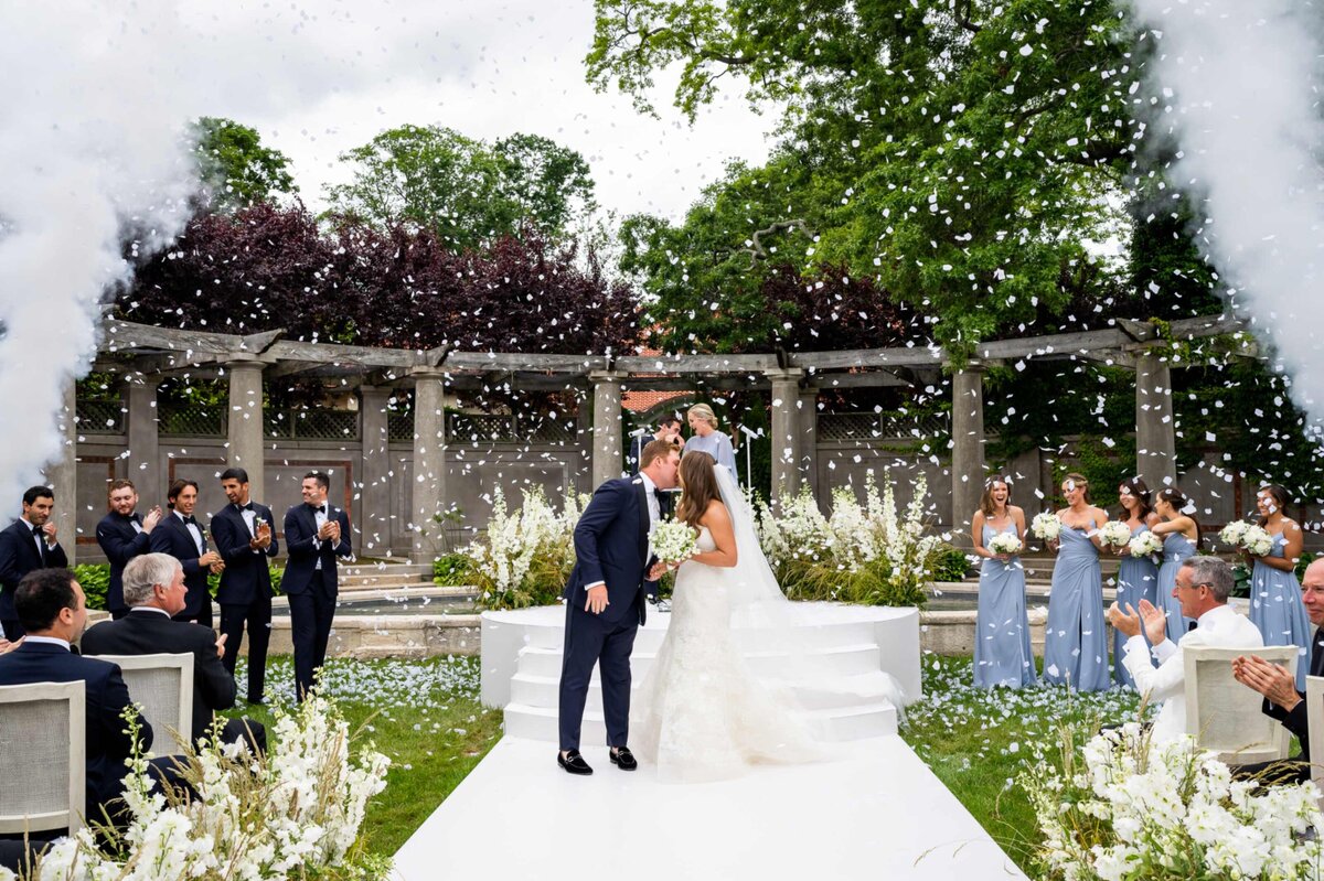 Bride and Groom Westport Wedding Ceremony TTWD