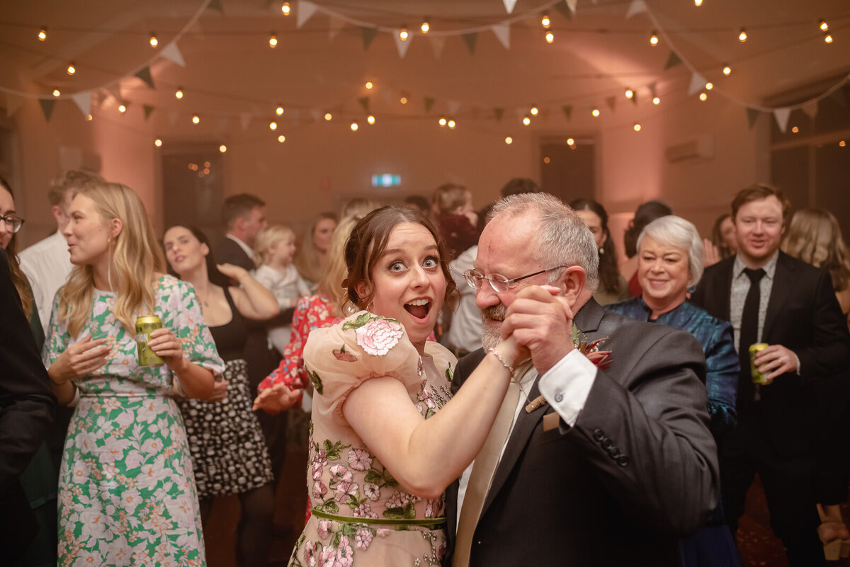 Bride dancing with her Dad