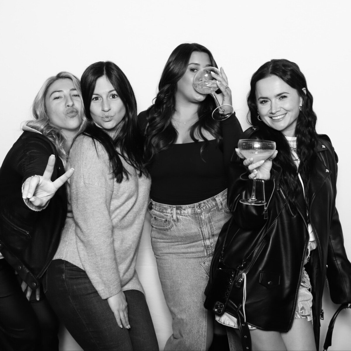 Group of Friends with Drinks