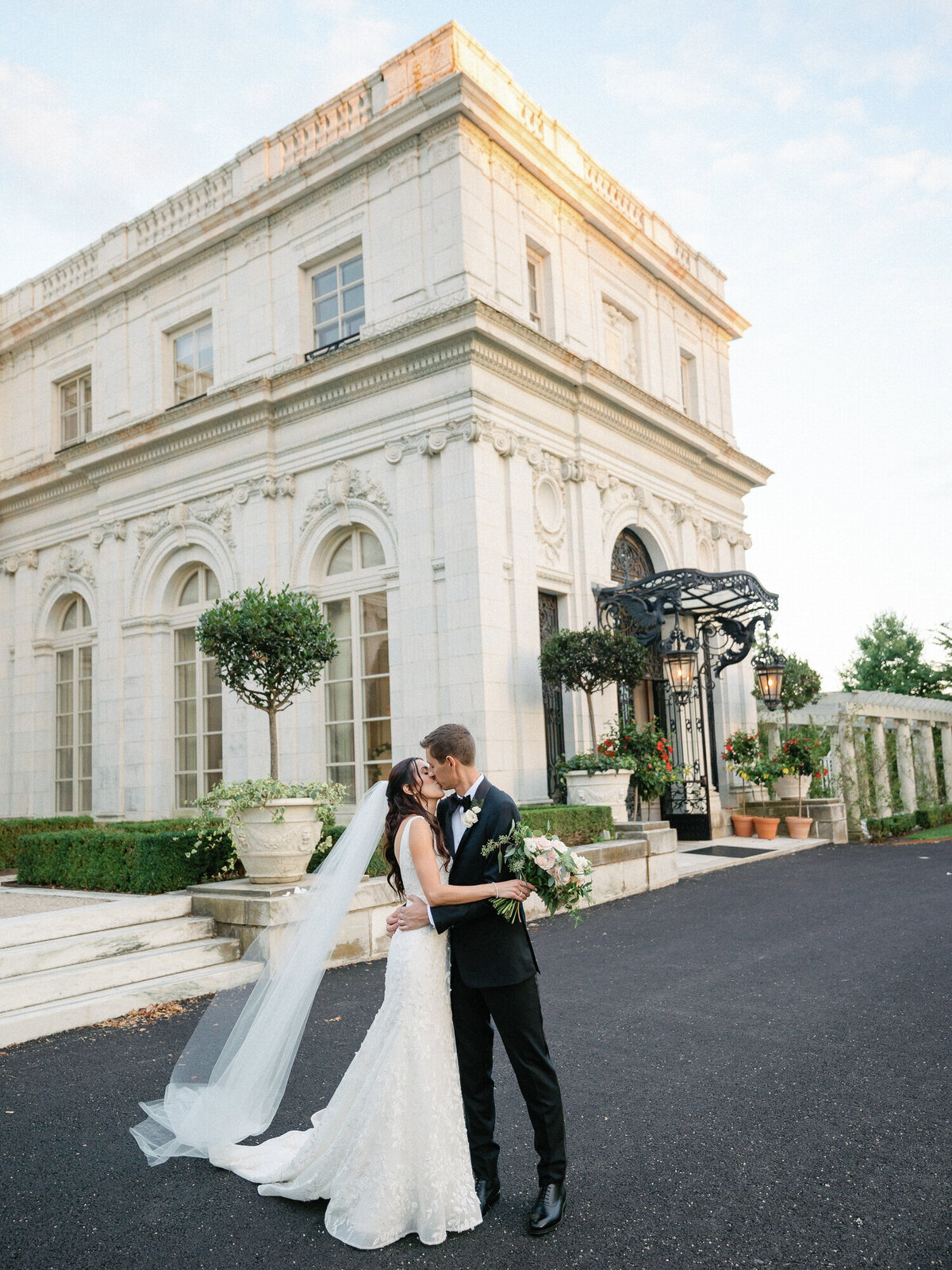Rosecliff Mansion Newport RI Wedding Photos-Halie Child Photography-185