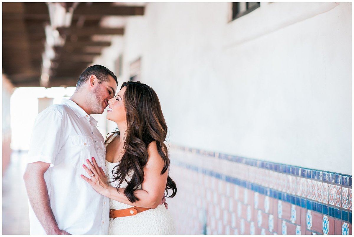 Southern california train depot engagement photographer photo007