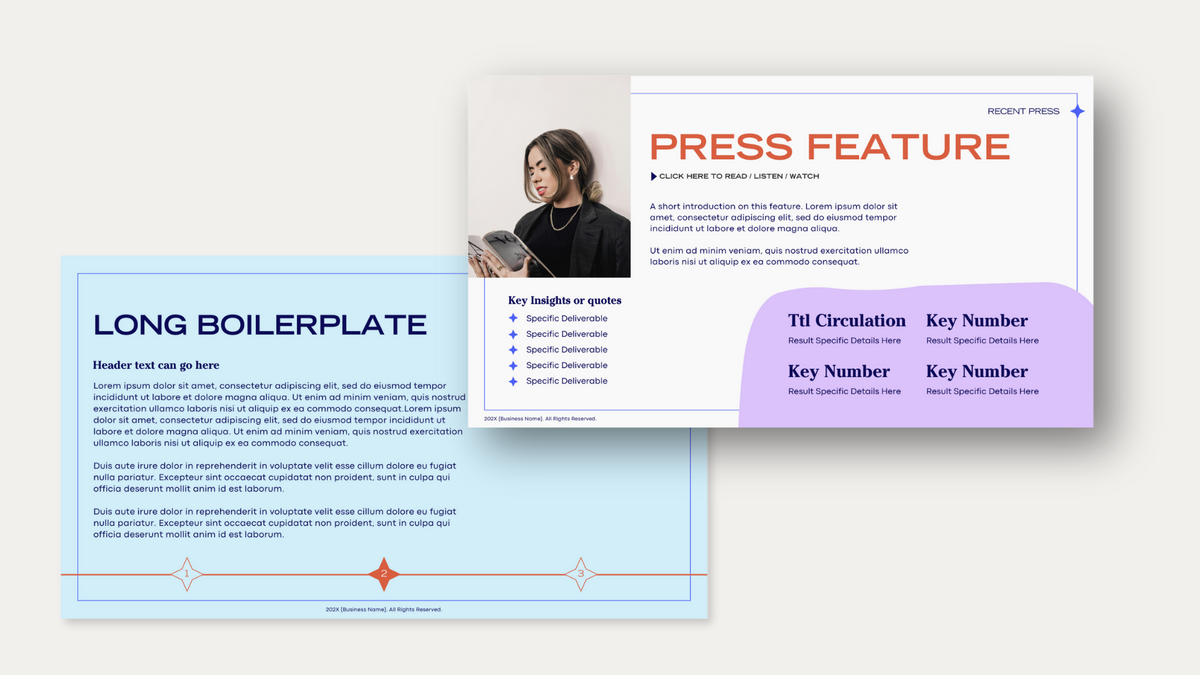 long boilerplate