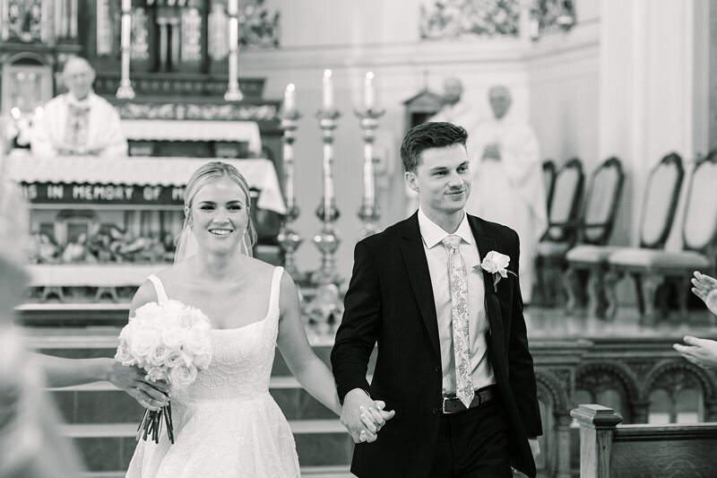 Wedding at St. Boniface with Reception at ECC208