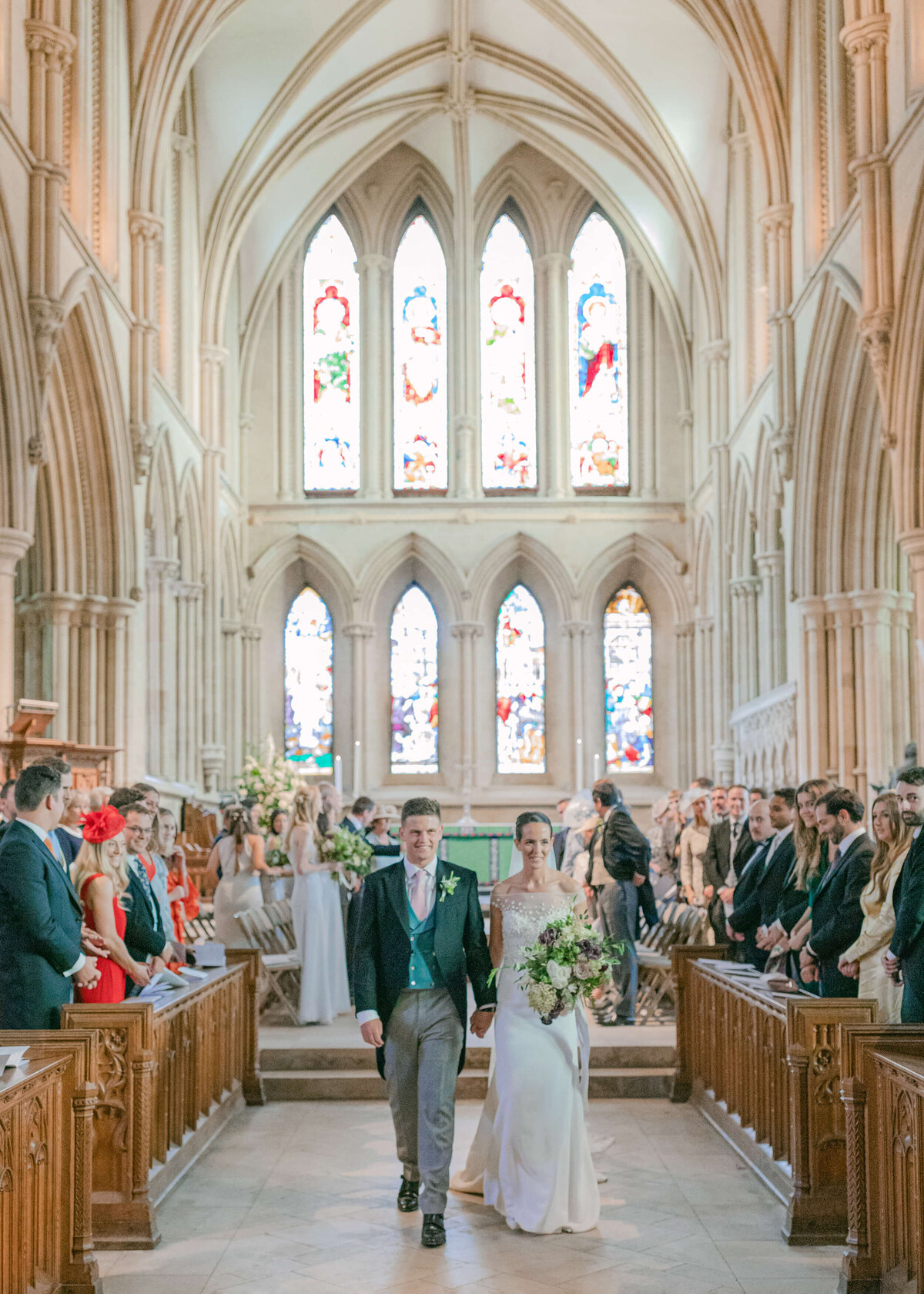 chloe-winstanley-weddings-southwell-minster-cathedral-recessional
