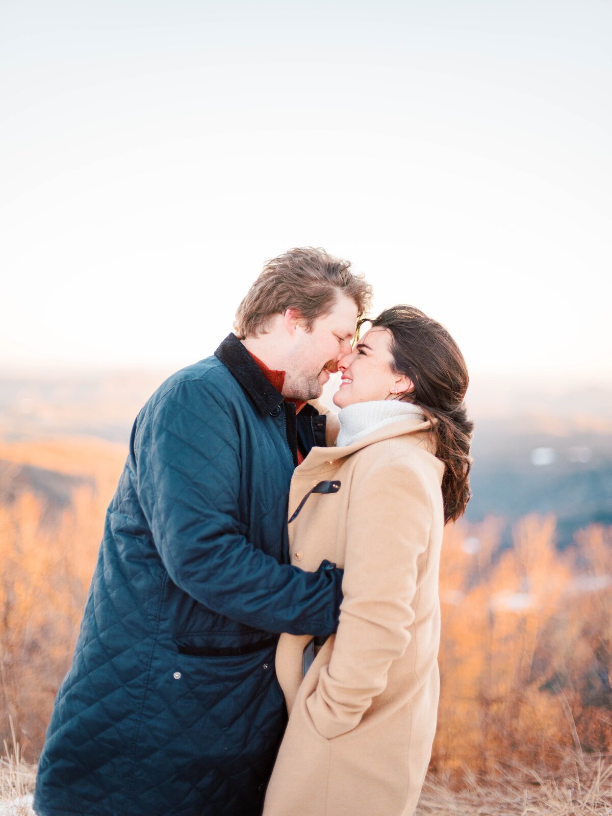 Jamie & Will Blowing Rock NC Winter Engagement Session_0784