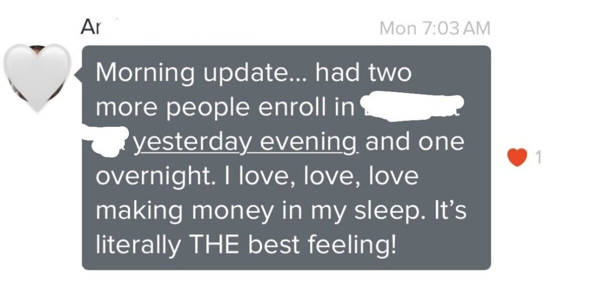 making money in my sleep