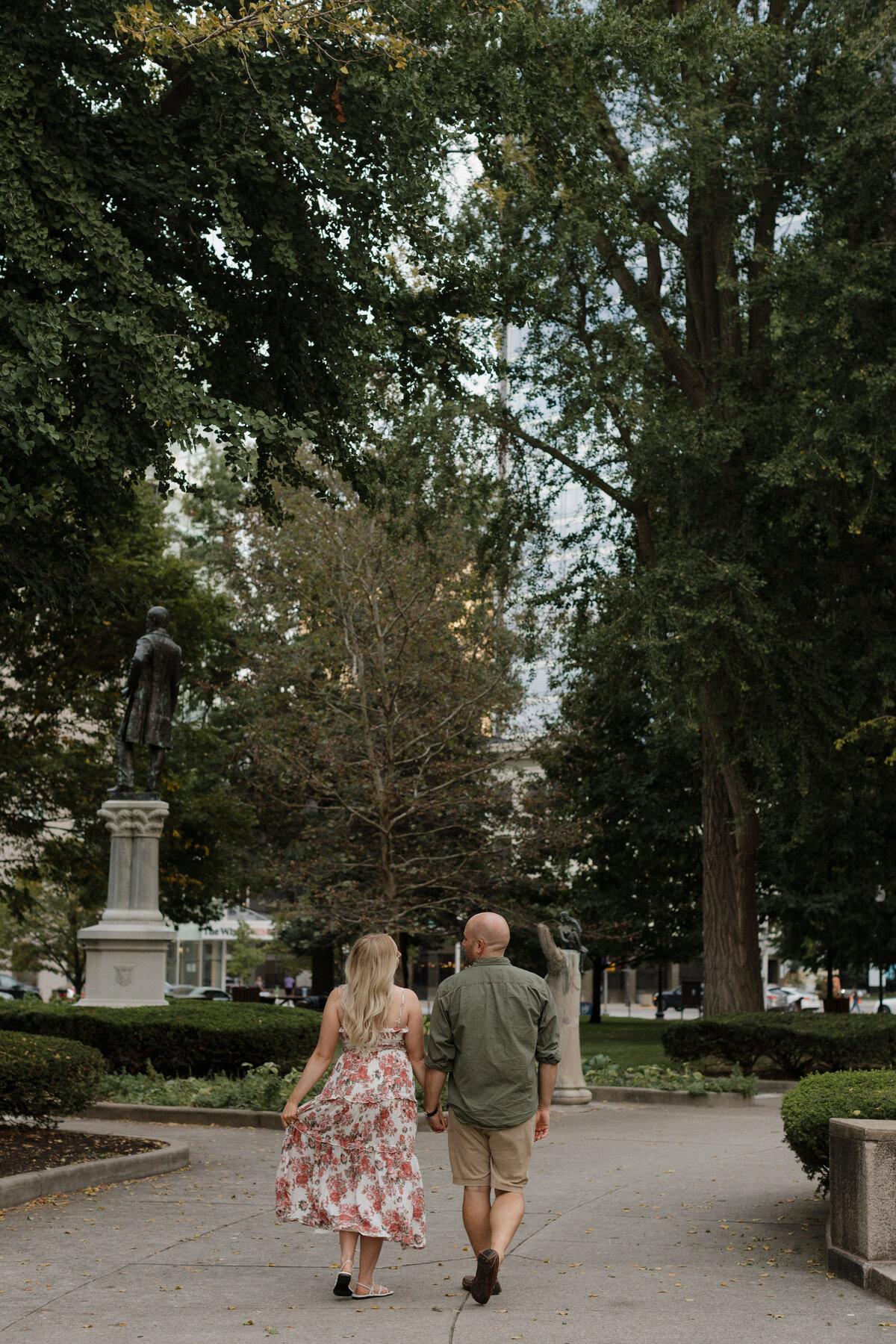 Indianapolis engagement photography natural candid moment