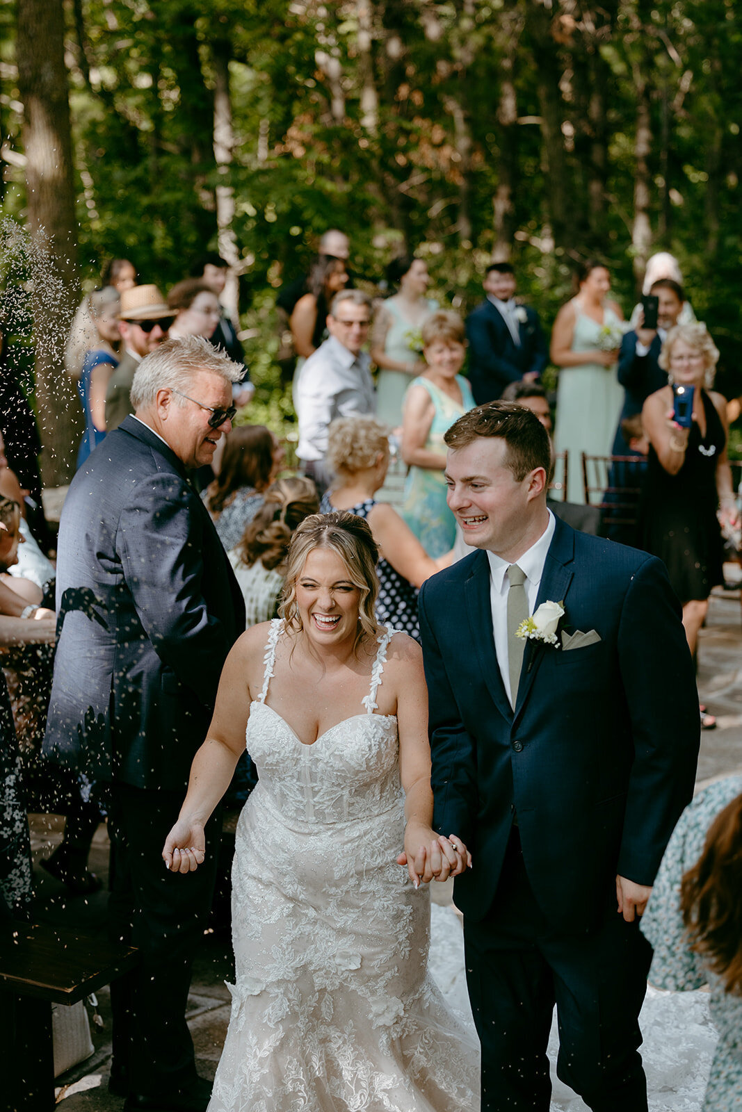 Oak Hill Farm in Apple River IL Wedding Ceremony