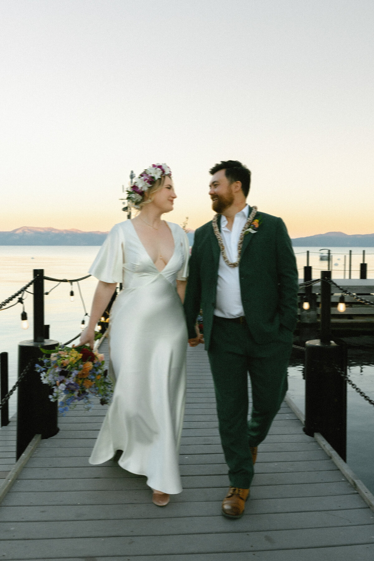 Erich + Emily Sunnyside Resort Lake Tahoe Wedding Critter Camp _ Katherine Krakowski Photography-272