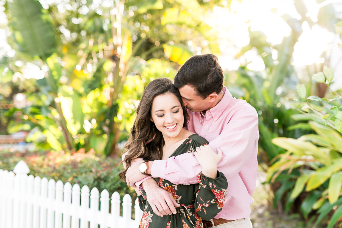 engagement session in downtown winter park