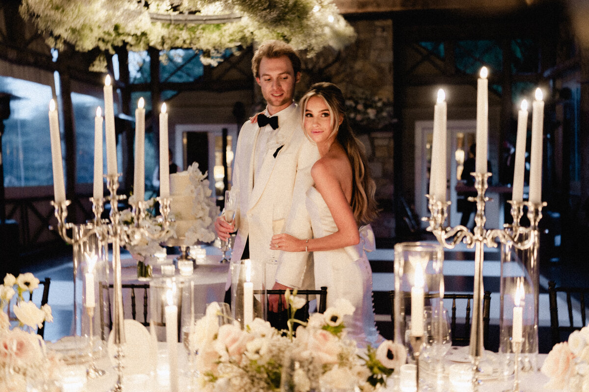 Bride and Groom at Chattooga Club Cashiers NC by Wedding Photographer Nick Francis-110