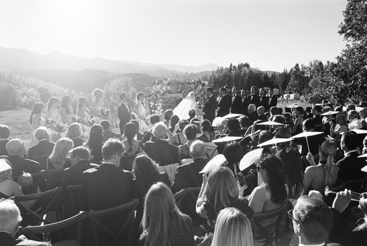 Ceremony views in Aspen