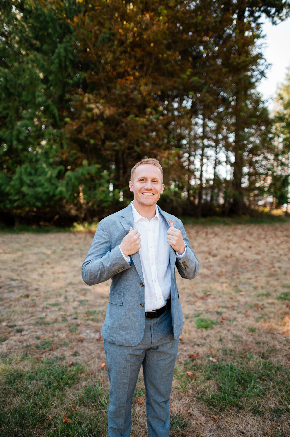Agate Beach Lodge Wedding Groom