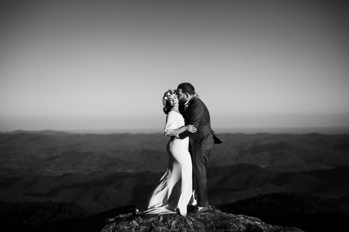 Black-Balsam-NC-Sunset-Elopement-69