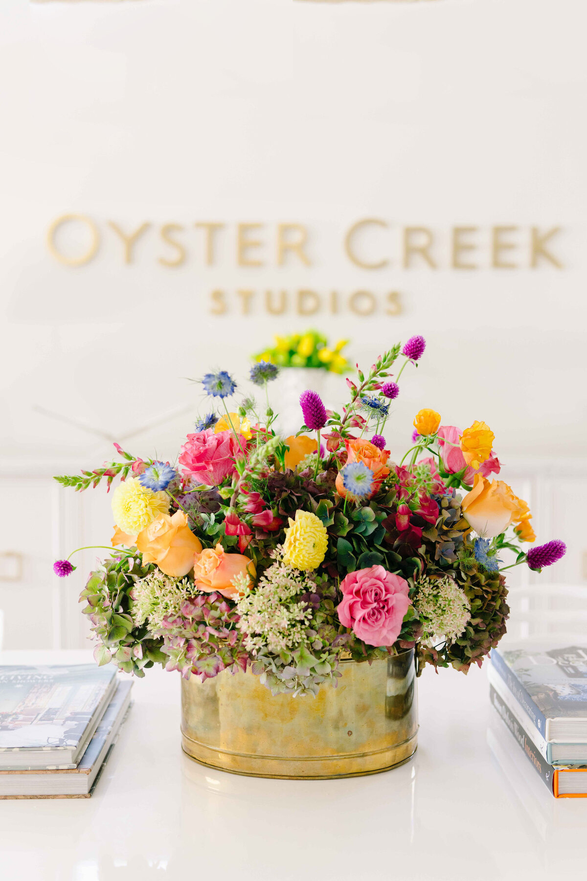oyster creek studios office flowers
