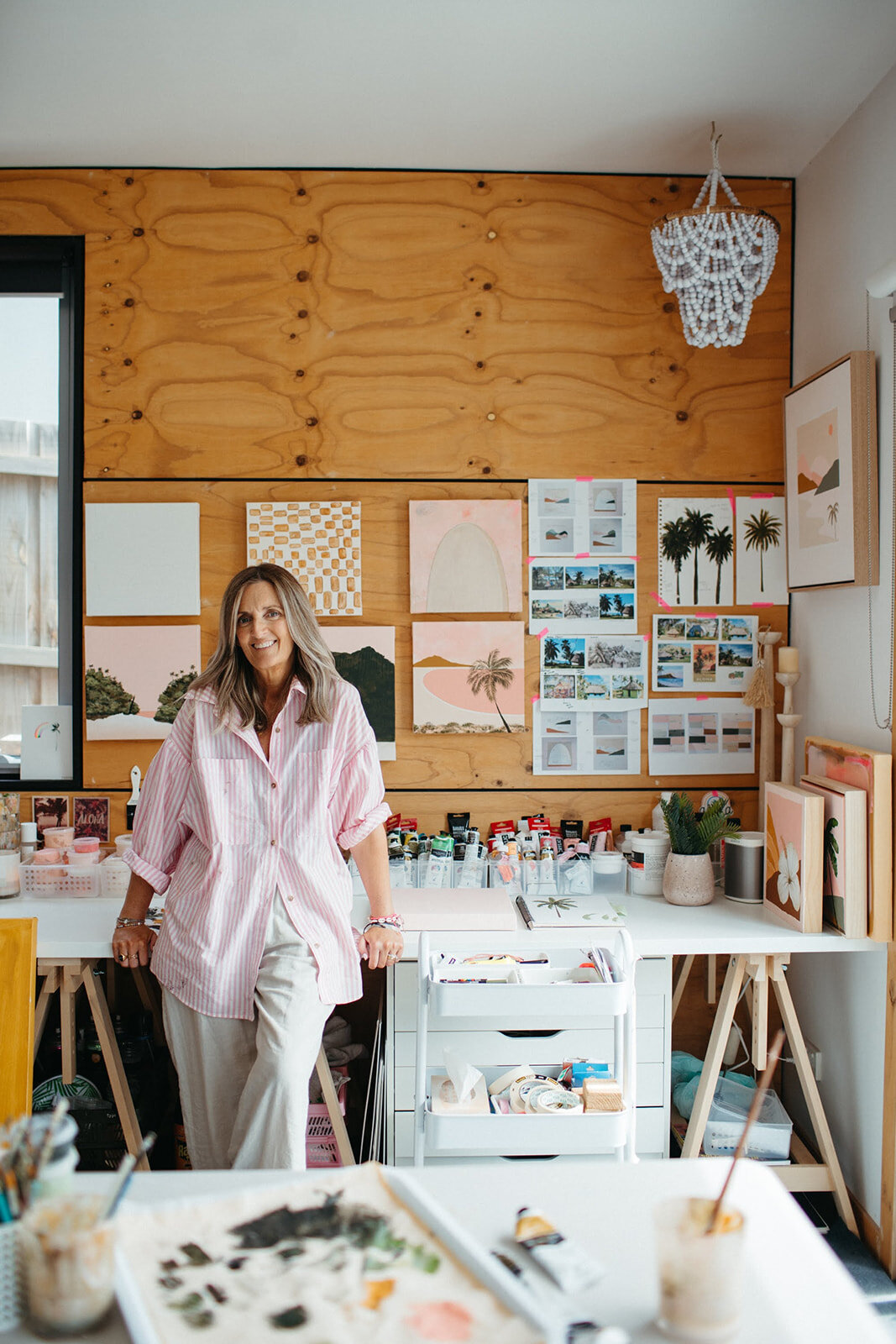 2023 Penny Byrne Art surf coast artist brand photoshoot with Bobby Dazzler Photography-21_websize