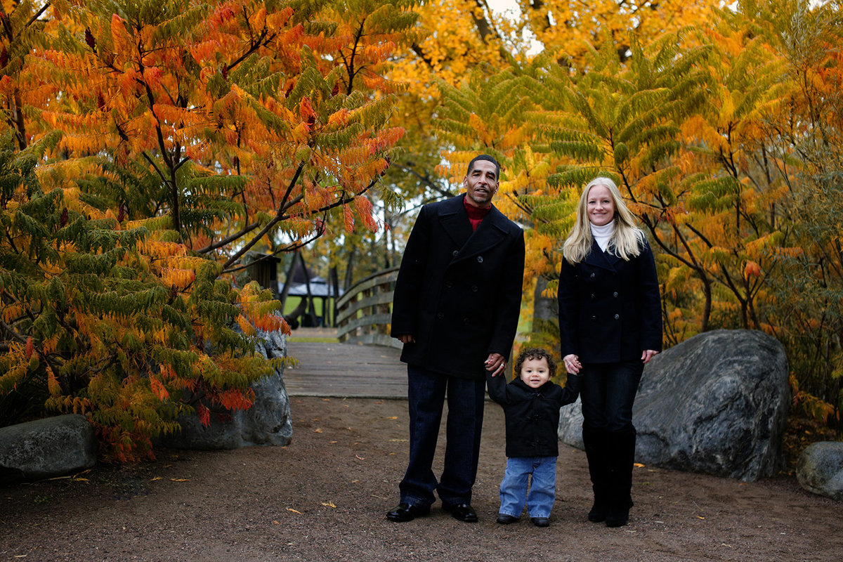 Family Portraits with Fall colors