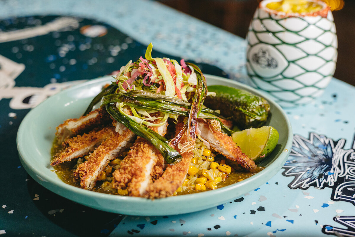 A close up photo of Arroz Con Pollo from a restaurant in Fort Collins, Colorado.