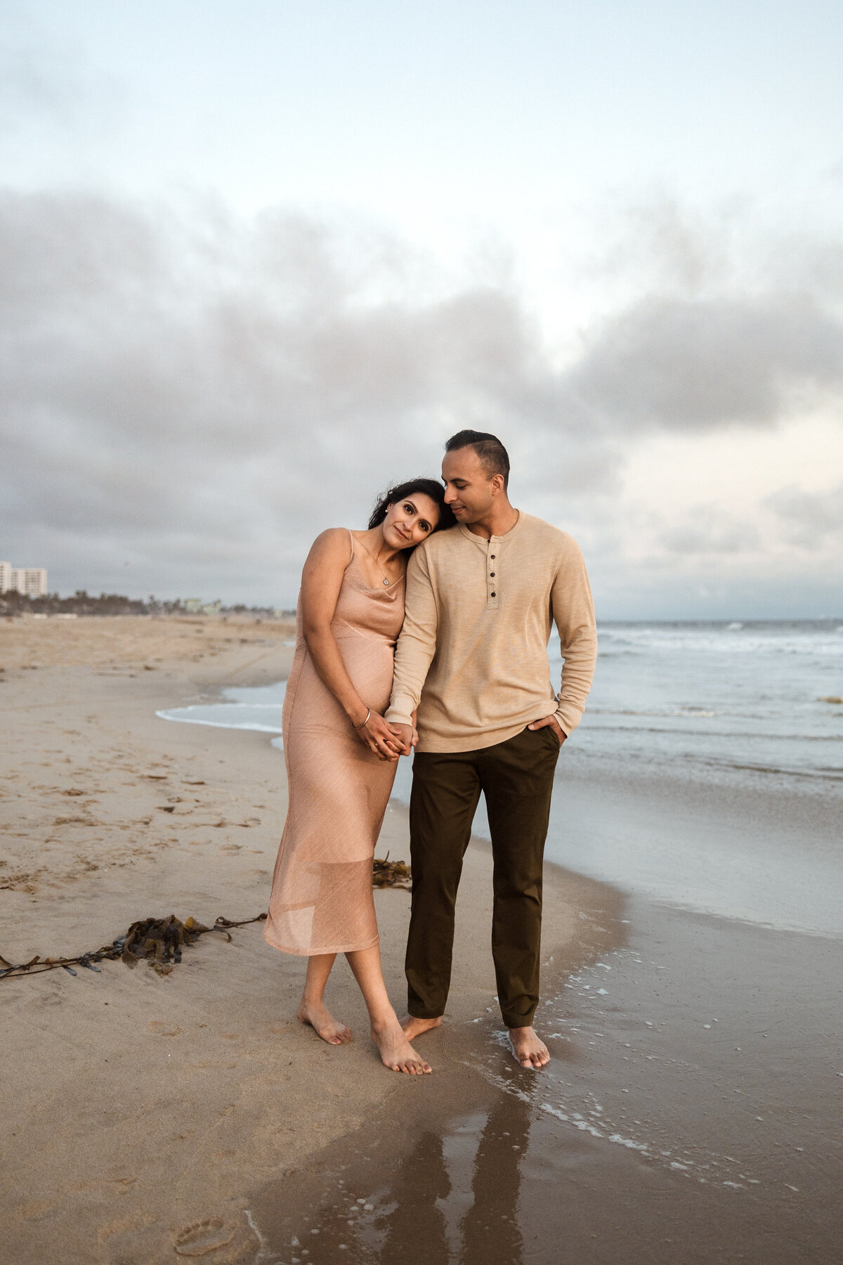 Santa Monica Beach Maternity Photography 106