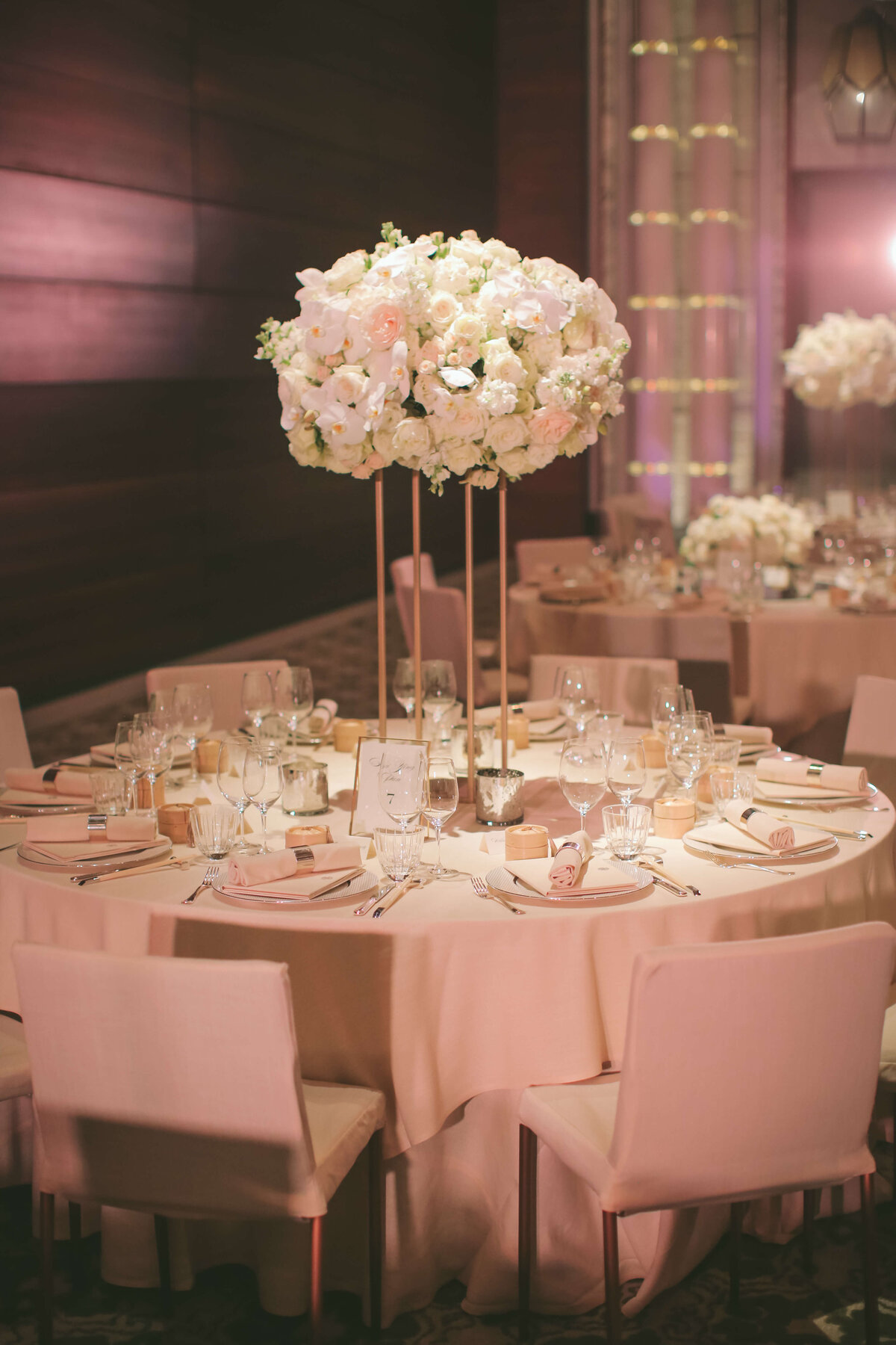 Wedding Reception Centerpieces Rosewood Hotel