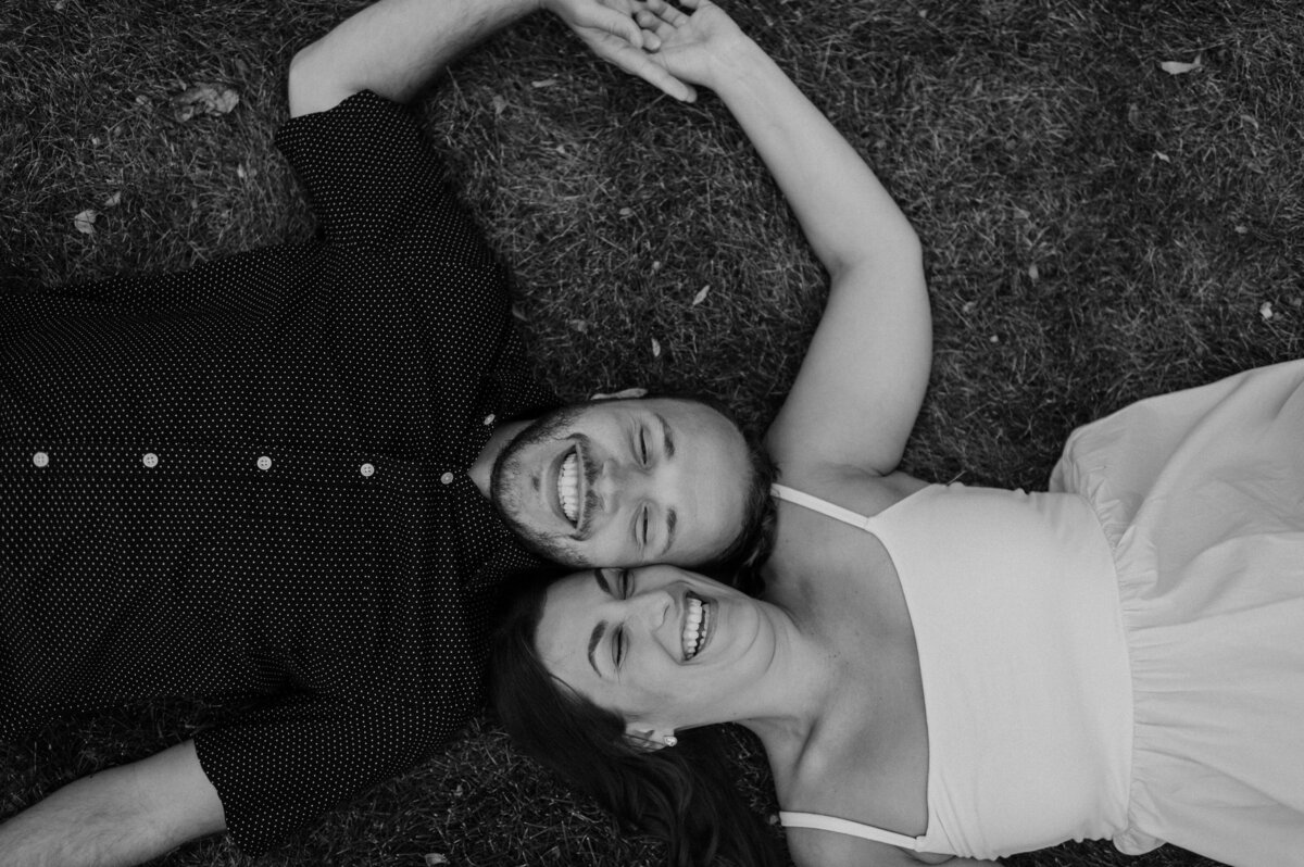 Black and white couples portrait Indiana