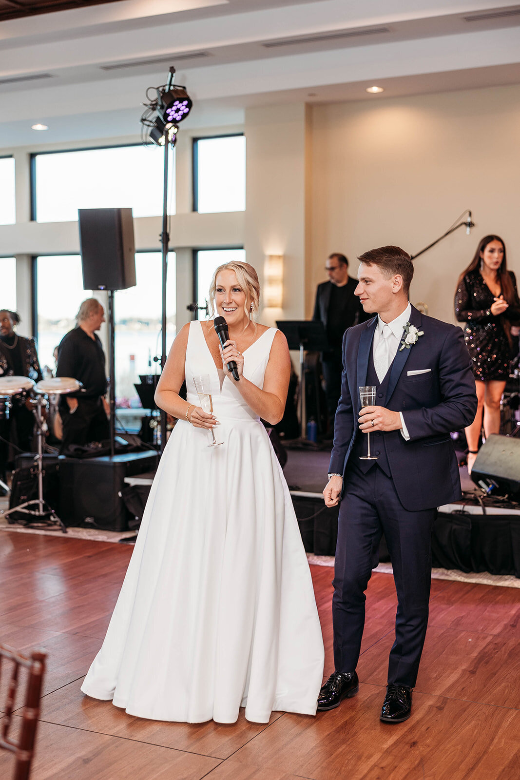 Saint Clair Inn Wedding Reception Michigan Photographer K. E. Rogers Photography-237