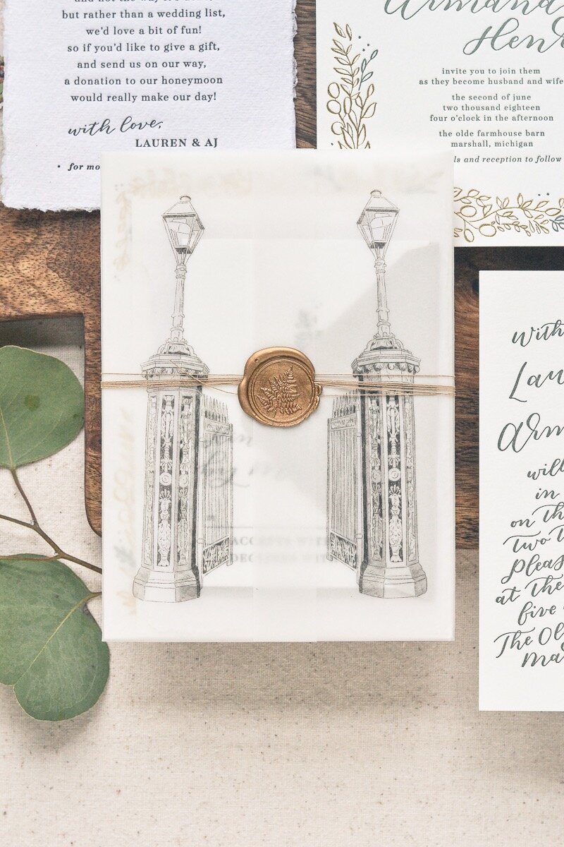 michigan-battle-creek-wedding-invites-invitations-stationery-olde-farmhouse-letterpress-gold-foil-organic-modern-romantic-detroit-paper-honey-4 Large