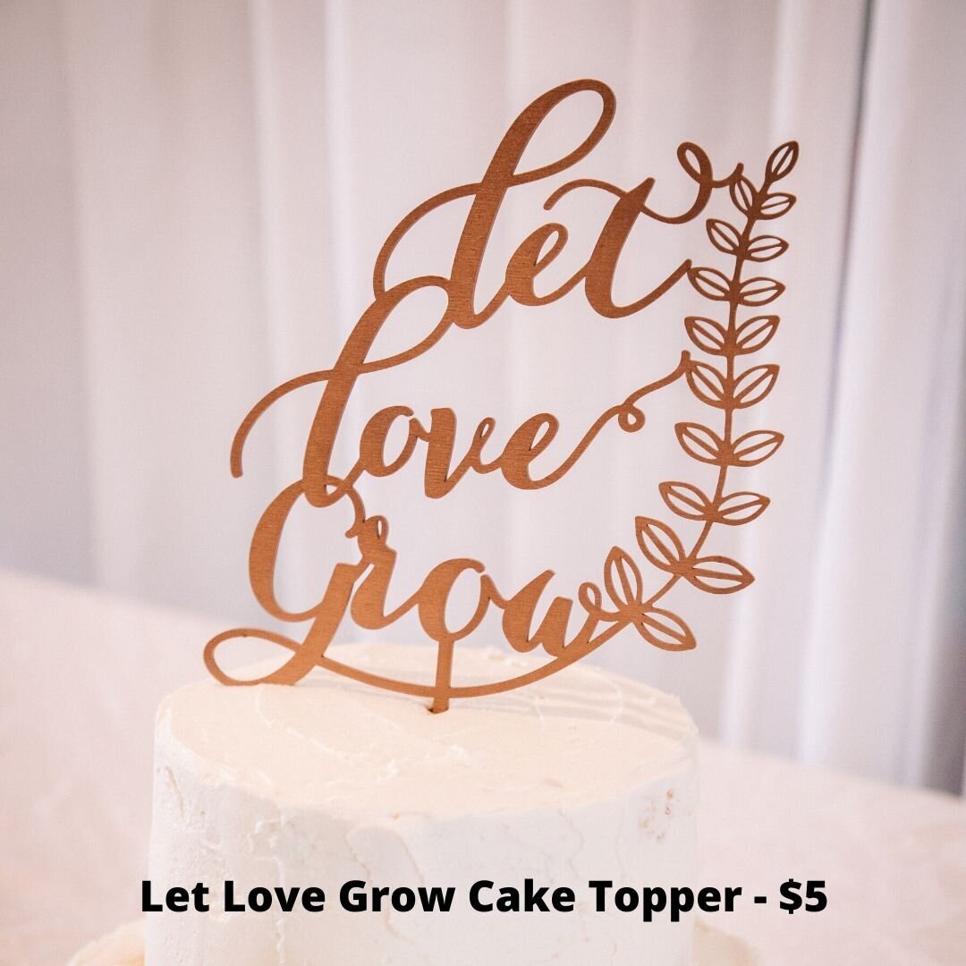 let love grow topper