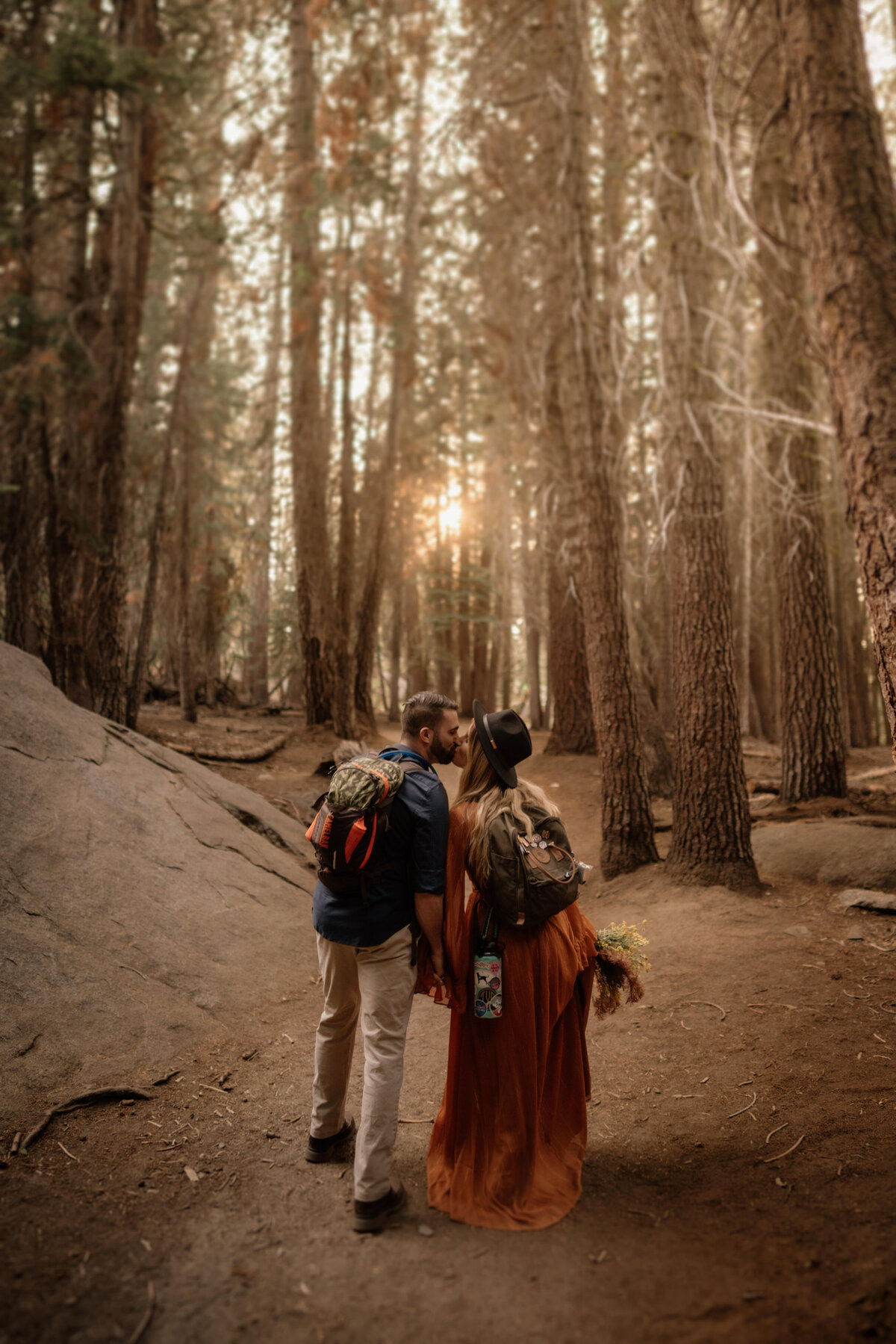 Epic Adventurous Proposal & Engagement Session - Taft Point California - Danielle & Frankie 75